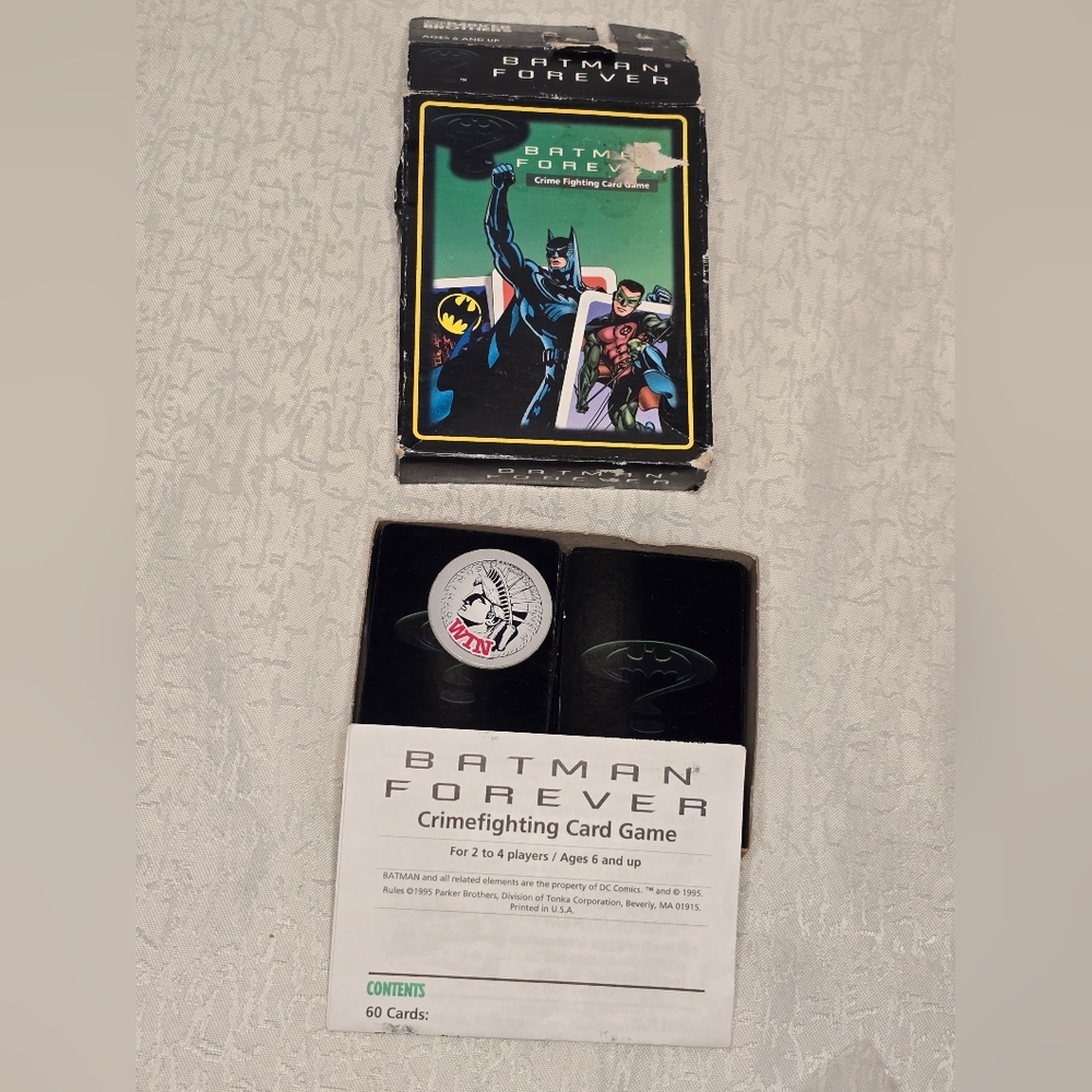 Batman Forever 1995 Crimefighting Card Game [ READ DETAILS ]